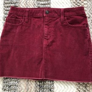 Abercrombie & Fitch corduroy mini